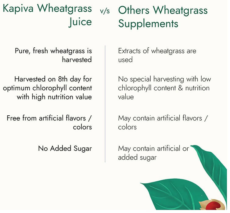 Kapiva Ayurveda Wheat Grass Juice - Swadesiicart