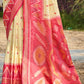 Shree Shyam Fashion Cream Soft Silk Saree