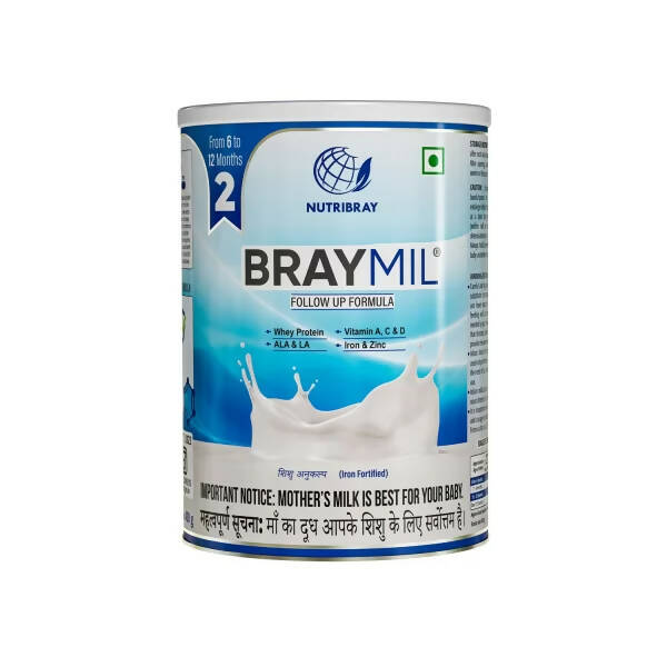 Braymil Follow Up Formula 2 From 6-12 Months Powder | Swadesiicart