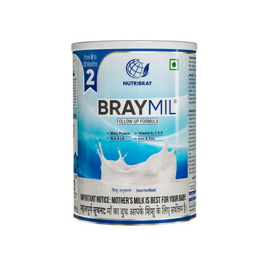 Braymil Follow Up Formula 2 From 6-12 Months Powder | Swadesiicart