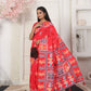 Shree Shyam Fashion Silk Blend Red Saree