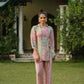 Women's Casual Fashionable Multi Mull Cotton co-ord set - Anya - Swadesiicart