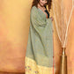 Very Much Indian Handloom Pure Cotton Paithani Dupatta - Green | Swadesiicart