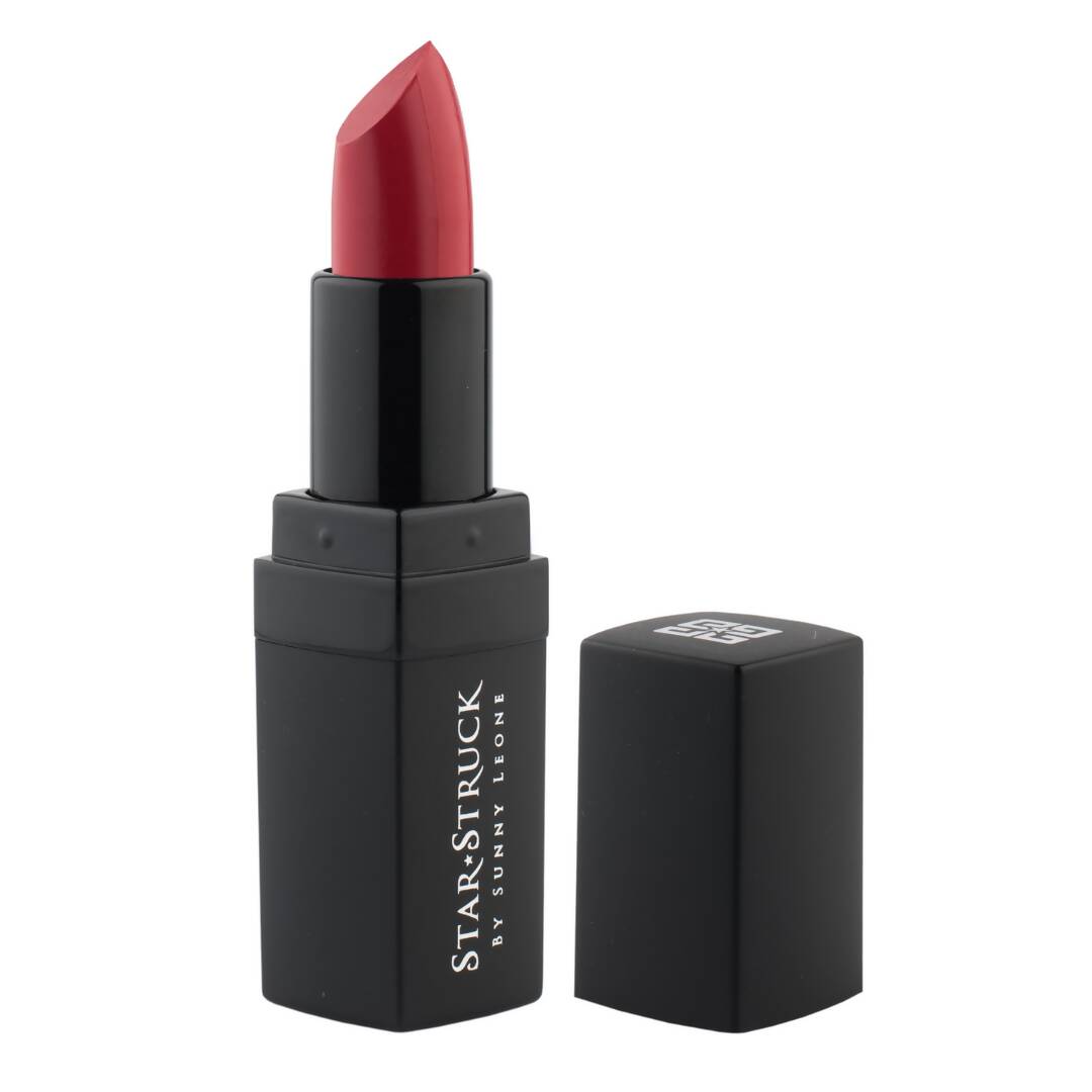 Star Struck By Sunny Leone Intense Matte Lip Color - Cherry Bomb | Swadesiicart