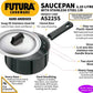 Hawkins Futura Hard Anodised Sauce Pan 18 cm Diameter with Lid 2.25 L (AS225S) - Swadesiicart