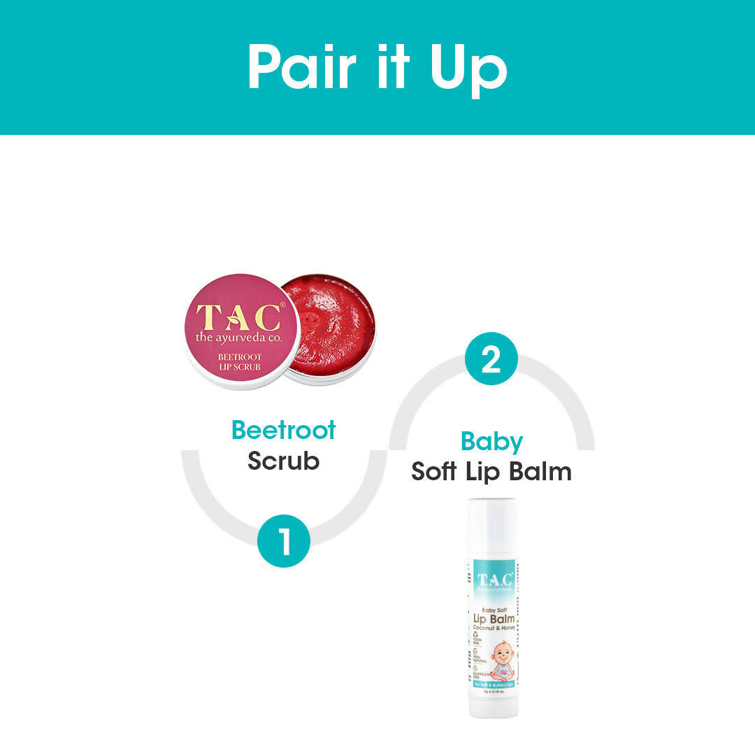 TAC - The Ayurveda Co. Baby Coconut & Honey Lip Balm - Swadesiicart
