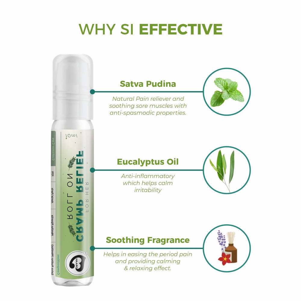 Oraah Cramp Relief Roll-On For Her | Swadesiicart