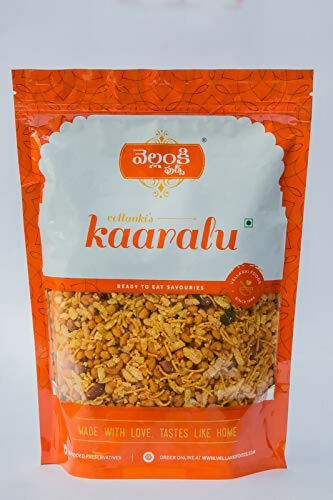 Vellanki Foods Namkeen Combo Pack (250g Each) - Muruku, Chegodi, Vampoosa, Mixture - Swadesiicart