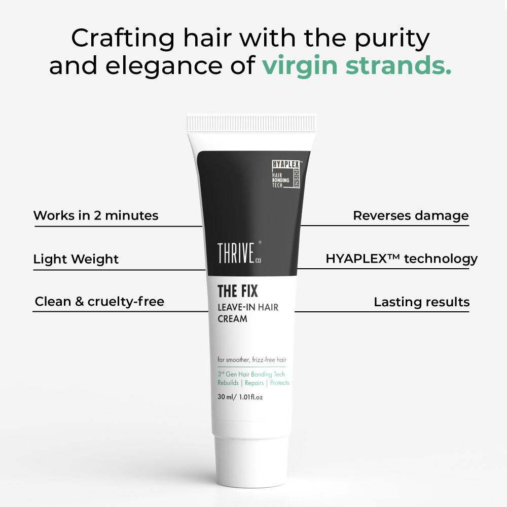 Thriveco The Fix Leave-in hair cream - Swadesiicart