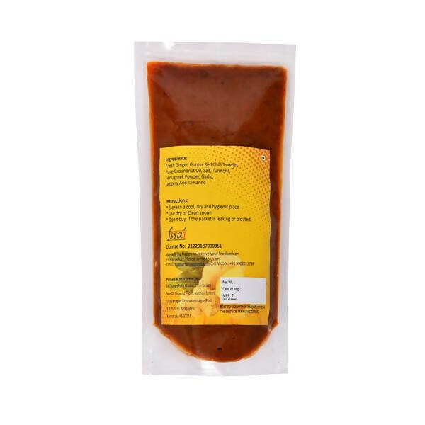 Amoga's Pickles Factory Ginger Pickle Andhra Style - Swadesiicart