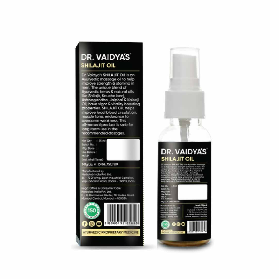 Dr. Vaidya's SJ Oil for Men: Enhance Power & Stamina With the Natural Oil | Swadesiicart