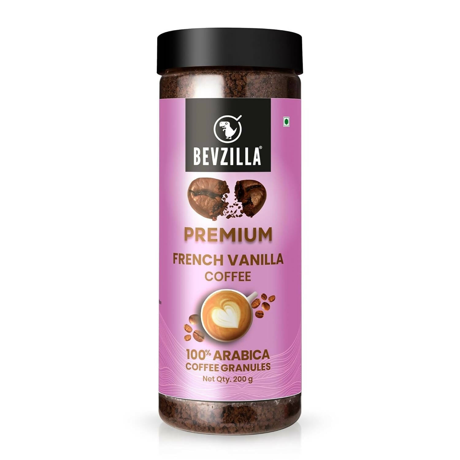 Bevzilla Premium French Vanilla Coffee Powder 100% Arabica | Swadesiicart