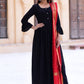 Cheera Hot Black Gotta Suit Set