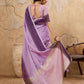 Shree Shyam Fashion Purple Linen Saree