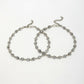 NVR Women's Set of 2 Silver-Plated Star Design Anklets | Swadesiicart