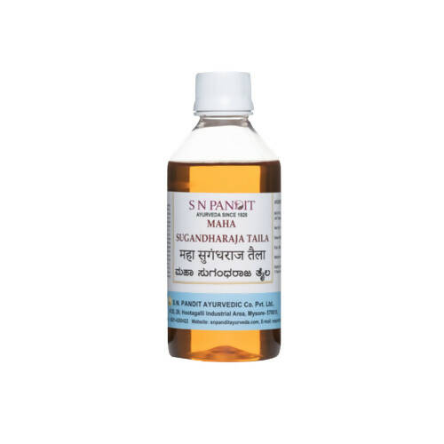 S N Pandit Ayurveda Maha Sugandharaja Taila - S N Pandit Ayurvedic