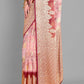Vamsee Bindu Baby Pink Georgette Saree - Swadesiicart