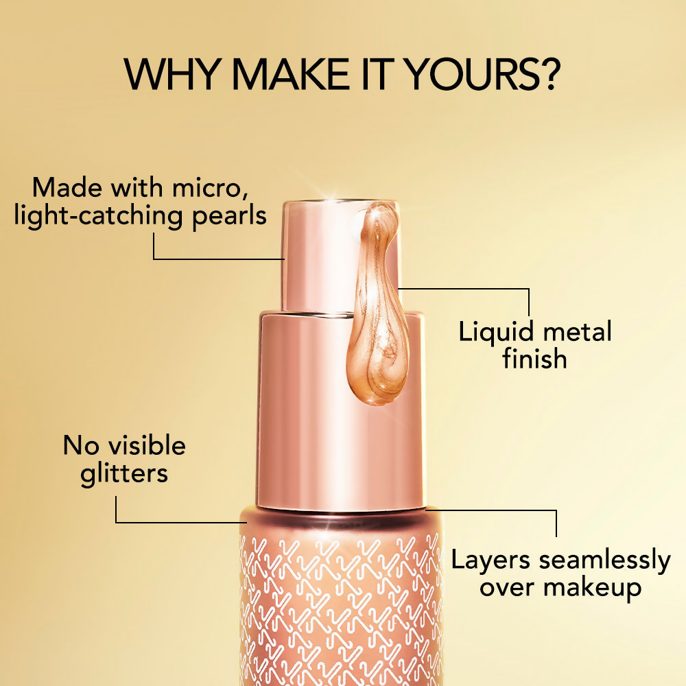 Kay Beauty By Katrina Kaif Hyper Gloss Liquid Luminizing Highlighter - Sparkling | Swadesiicart