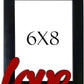Art Street - Love Table Photo Frame Red & Black For Valentine's Day Gift