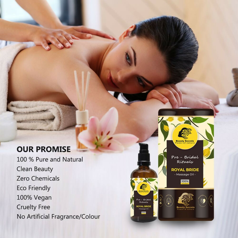 Beauty Secrets Royal Bride Body Massage Oil - Swadesiicart