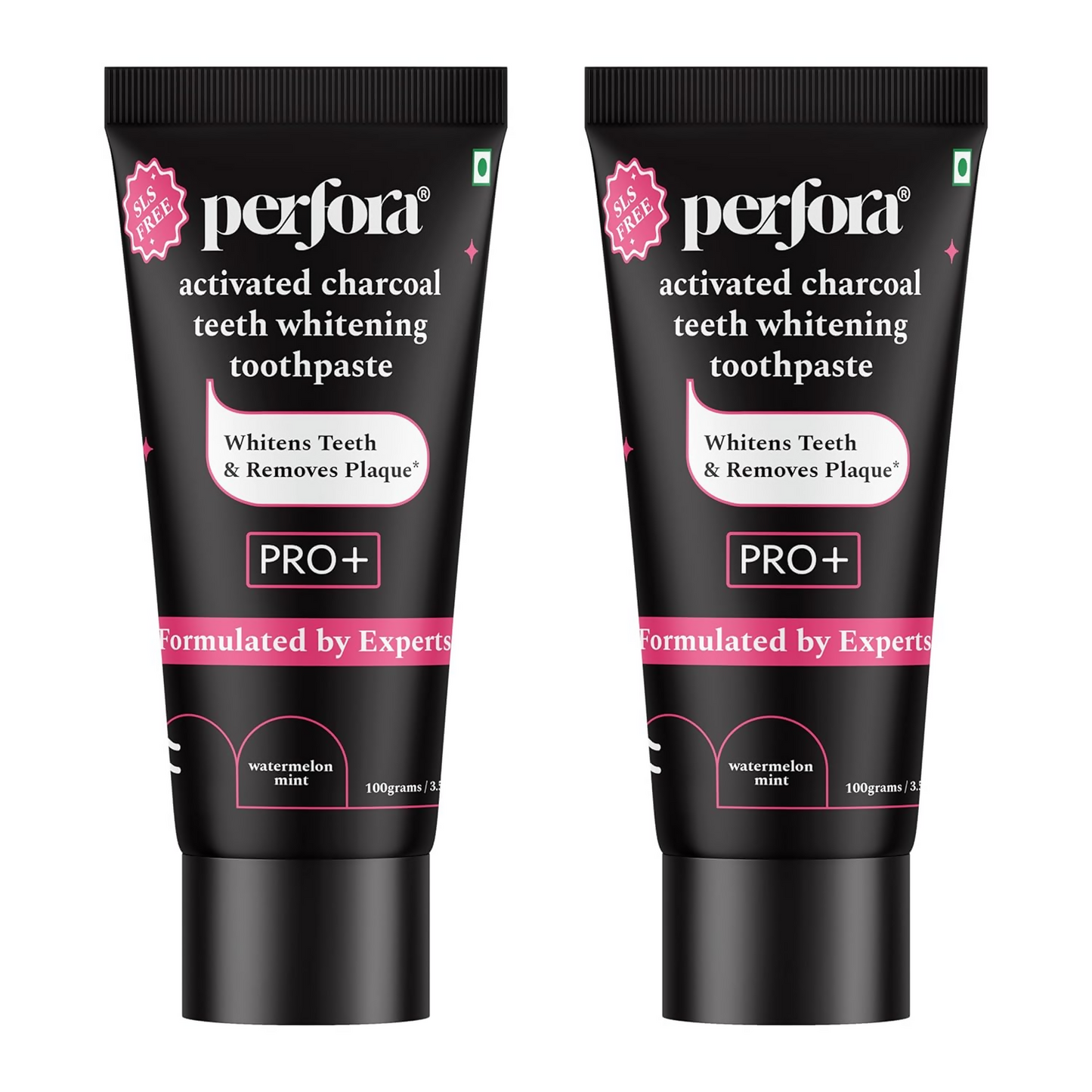 Perfora Activated Charcoal Whitening Toothpaste - Watermelon Mint - Swadesiicart