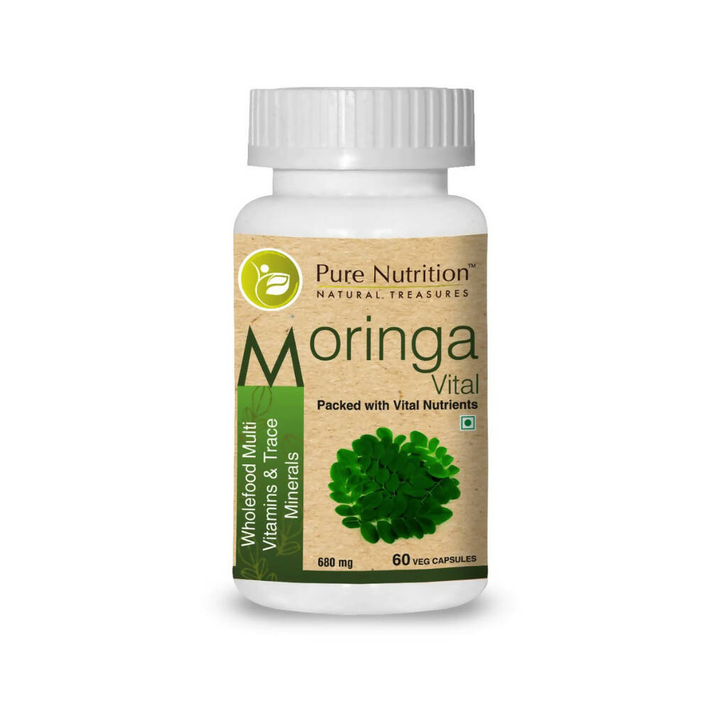 Pure Nutrition Moringa Vital Veg Capsules | Swadesiicart