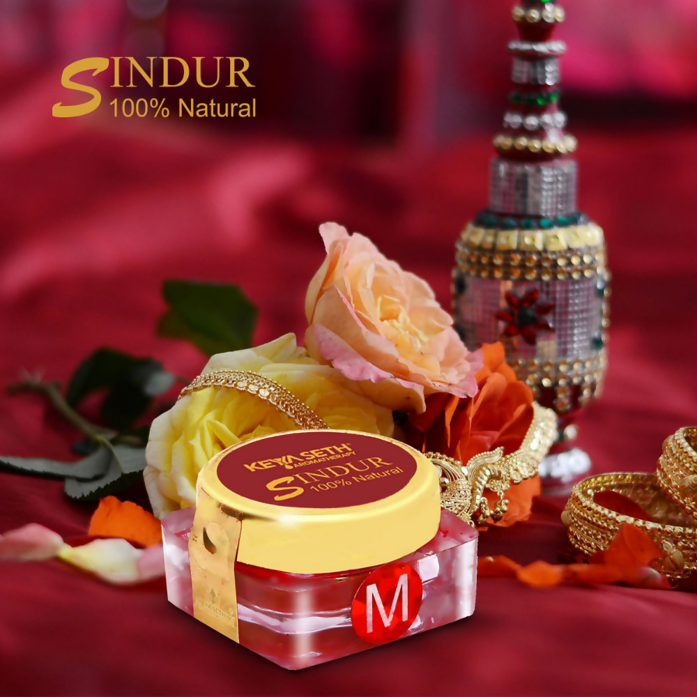 Keya Seth Aromatherapy 100% Natural Maroon Sindoor Powder - Swadesiicart