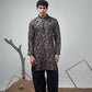 Black Modal Designer Printed Kurta Set - Mahotsav