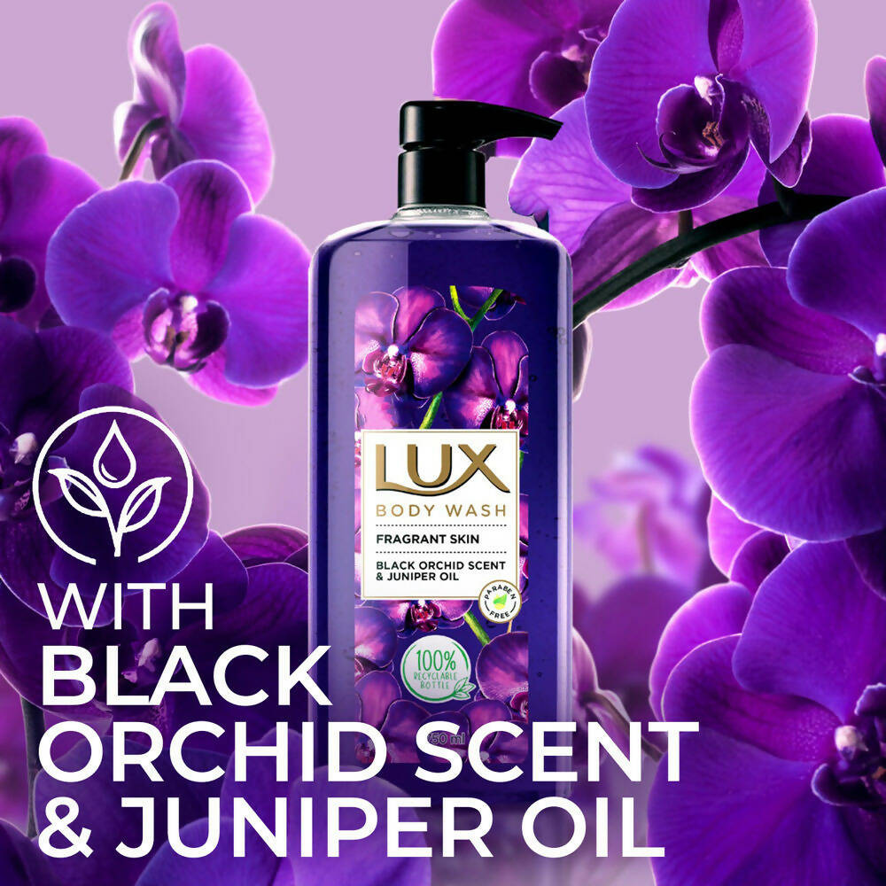 Lux Body Wash with Black Orchid Fragrance & Juniper Oil - Swadesiicart