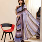 Multi Georgette Designer Printed Ready To Wear Saree - Ibiza | Swadesiicart