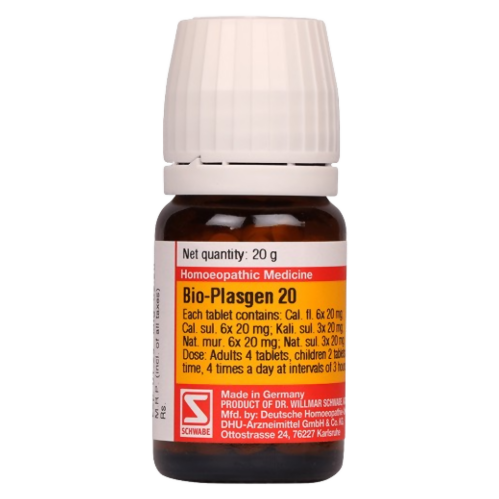 Dr. Willmar Schwabe India Germany Bio-Plasgen 20 Tablets | Swadesiicart