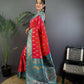Joban Fashion Banarasi Pink Woven Butti Soft Silk Saree | Swadesiicart