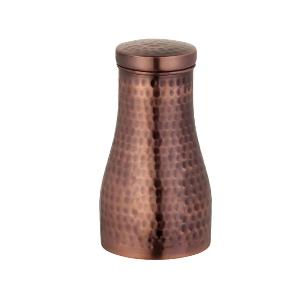 Tamas Hammered Antique Copper Water Jar - Swadesiicart