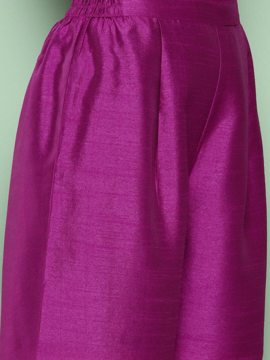 Ahalyaa Women's Traditional Wear Co-ods - Purple | Swadesiicart
