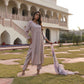 Jyoti Fashion Women's Beige Cotton Silk Hand Work with Floral Printed Kurta Set | Swadesiicart