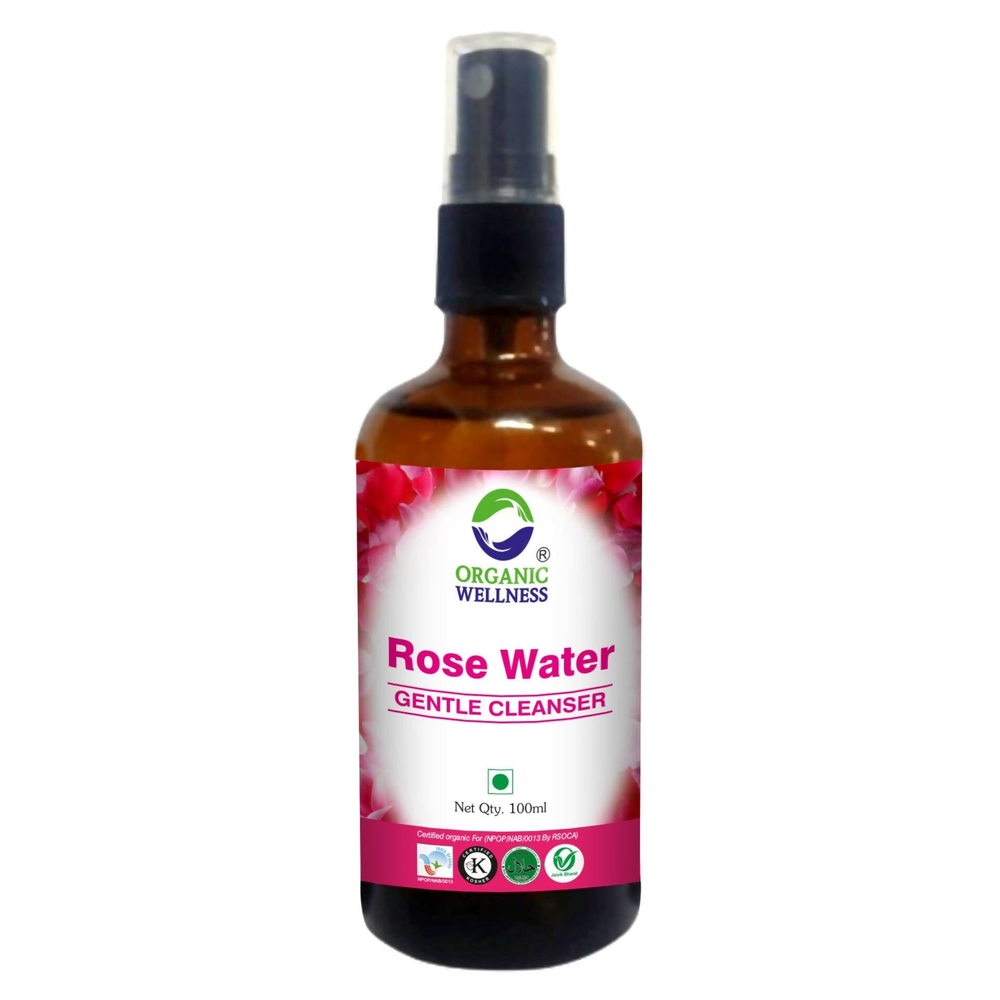 Organic Wellness Rose Water Gentle Cleanser - Organic Wellness Products Private Limited