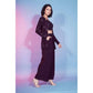 Maroon Georgette Sequence With Thread Designer Co-Ord Set - Flory - Swadesiicart