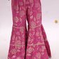 Lil Drama Khilkhilahat Pink Kurta Sharara With Dupatta Set For Girls | Swadesiicart