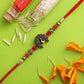 Beautiful Peacock Ethnic Rakhi & Soan Papdi | Swadesiicart