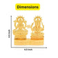 Collectible India Lakshmi Ganesha Murti Idol Set - Swadesiicart