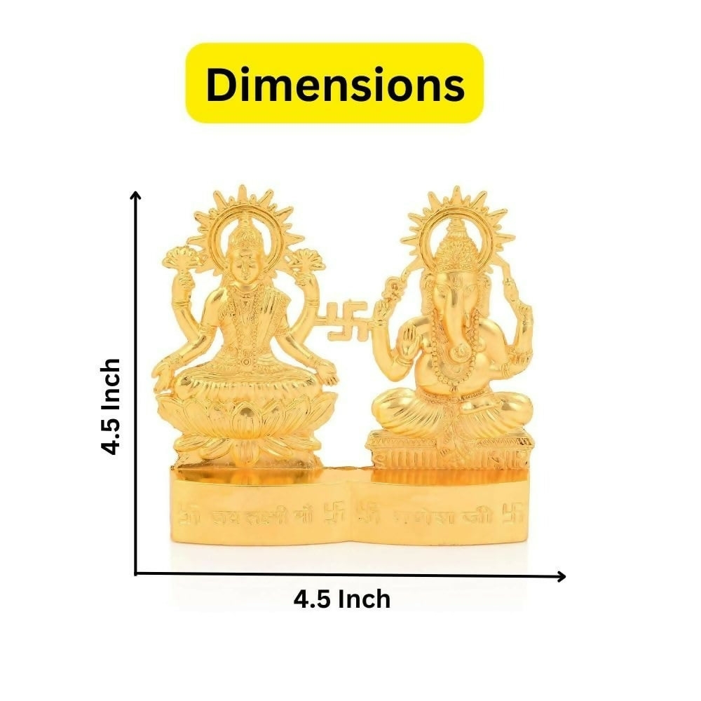 Collectible India Lakshmi Ganesha Murti Idol Set - Swadesiicart