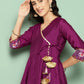 Ahalyaa Women's Traditional wear Tunic - Purple | Swadesiicart