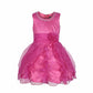 Asmaani Baby Girl's Pink Color Satin Knee Length Frock (AS-DRESS-22139)