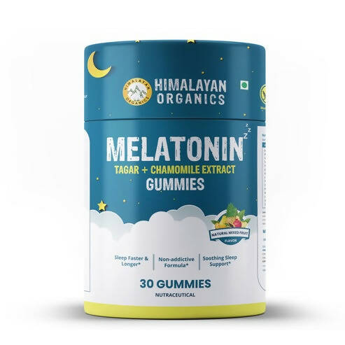 Himalayan Organics Melatonin Tagar + Chamomile Extract Gummies - Swadesiicart