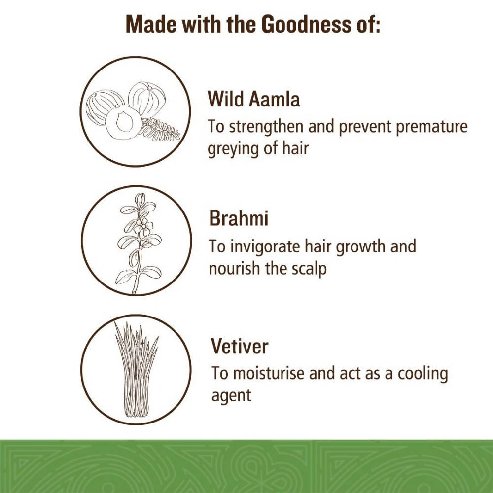 Soultree Revitalising Hair Oil with Aamla & Brahmi - Swadesiicart