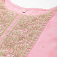Ahalyaa Pink Printed Tunic - Pink Color | Swadesiicart