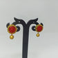 Terracotta Button Studs