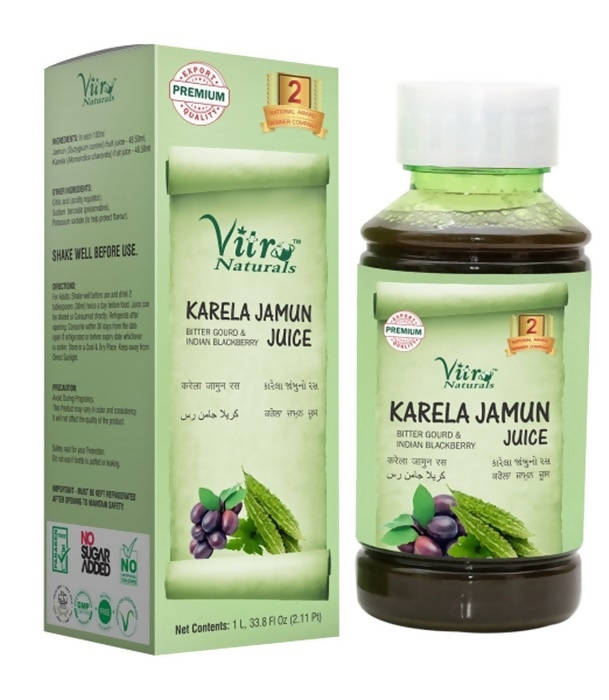 Vitro Naturals Karela Jamun Juice | Swadesiicart