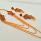 Multicolor kemp layer Necklace set - Mokshi Collections