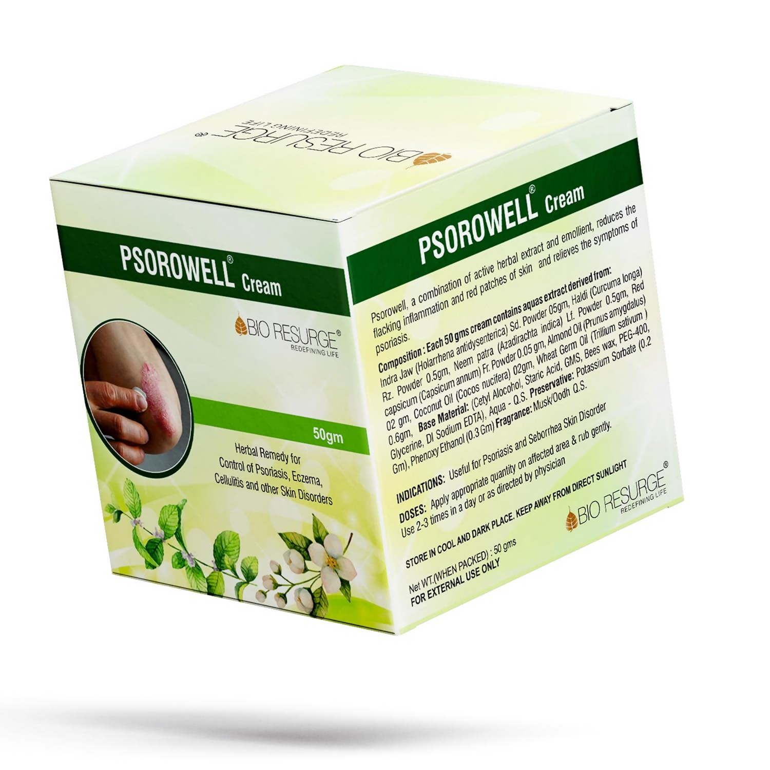 Bio Resurge Life Psorowell Cream - Swadesiicart